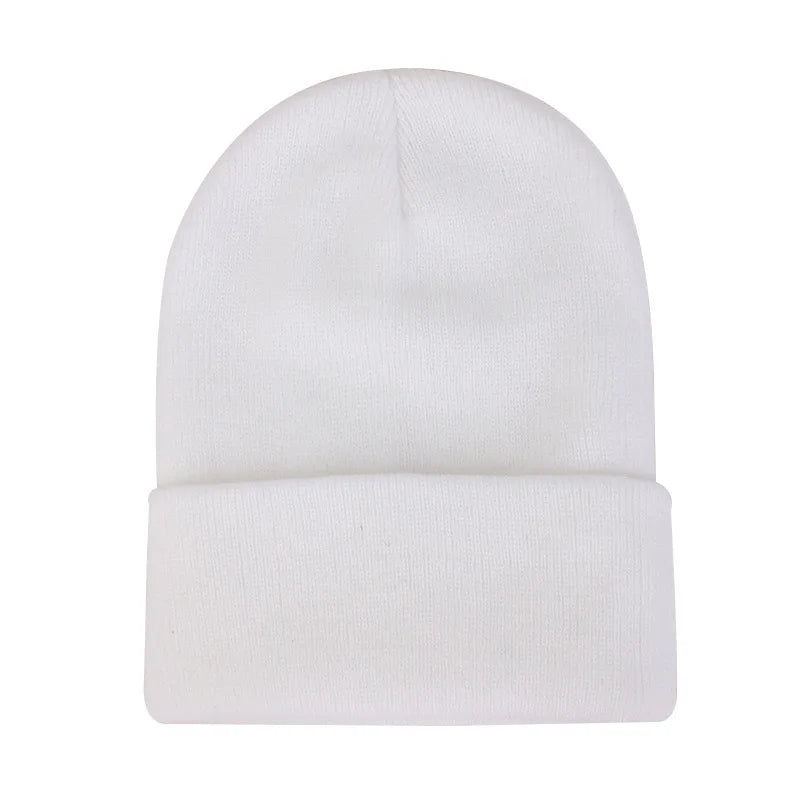 CUSTOMIZED Logo Unisex Embroidered Knitted Beanie Hats