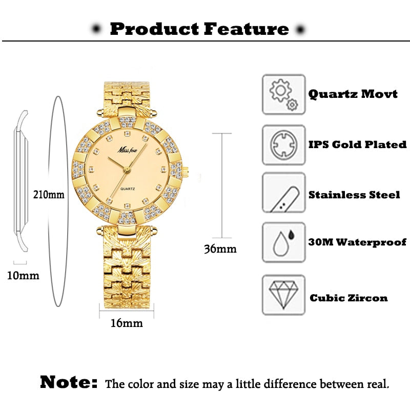 Ladies Quartz Diamond Geneva Watch