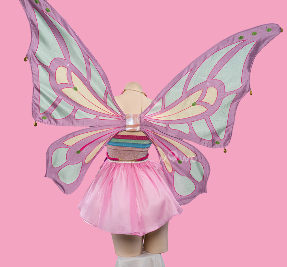 Cosplay Big Butterfly Fairy Girl Wings Costume