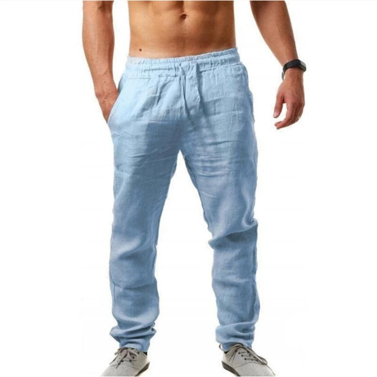 Men's Drawstring Solid Skinny Sweatpants