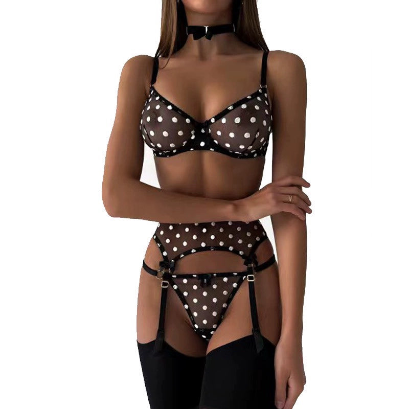 3-Piece Bra  Underwear Ladies Sexy Lingerie Set