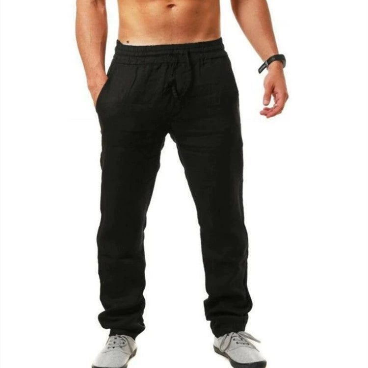 Men's Drawstring Solid Skinny Sweatpants