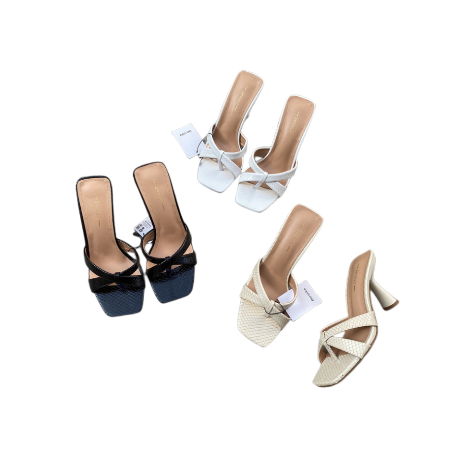 Criss Cross Strap Ladies Pump Sandals