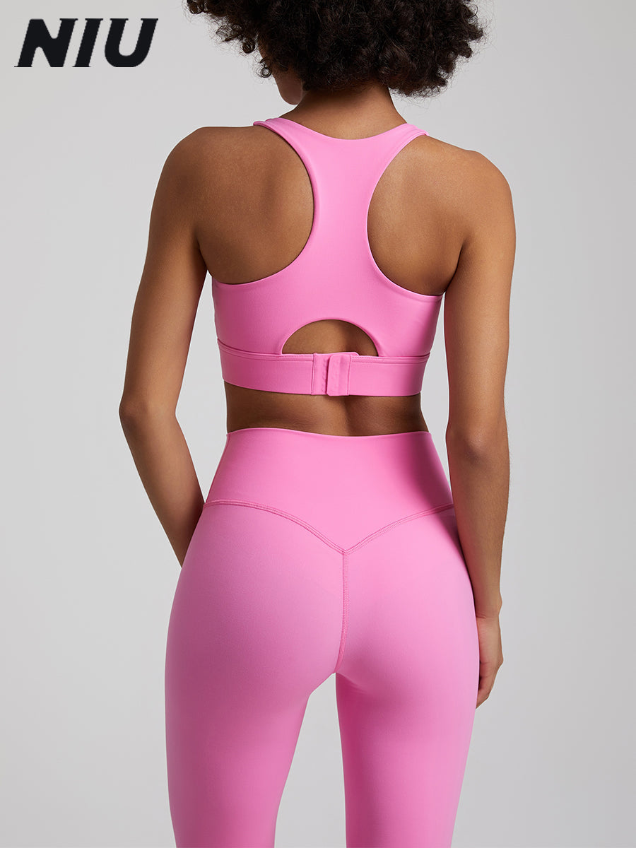 Sports Yoga Bra Workout Vest 2-Piece Set