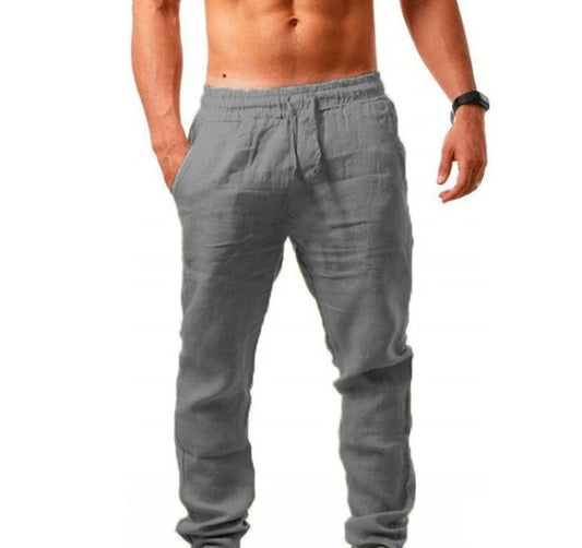 Men's Drawstring Solid Skinny Sweatpants