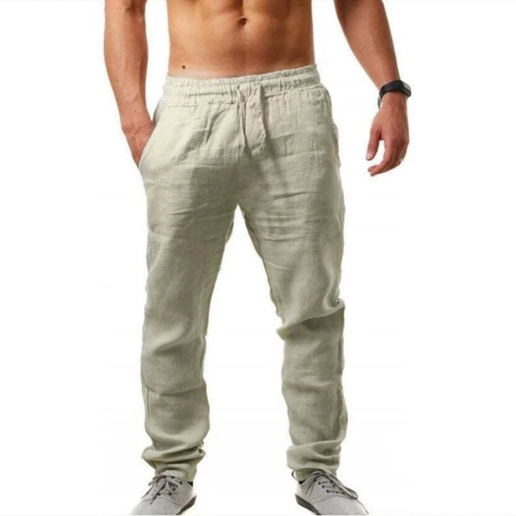 Men's Drawstring Solid Skinny Sweatpants