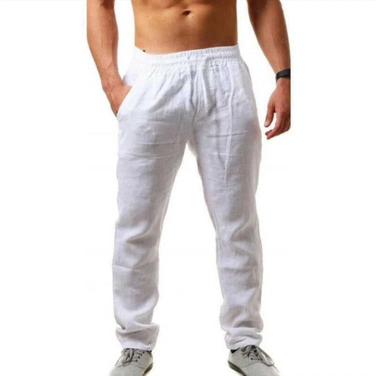 Men's Drawstring Solid Skinny Sweatpants