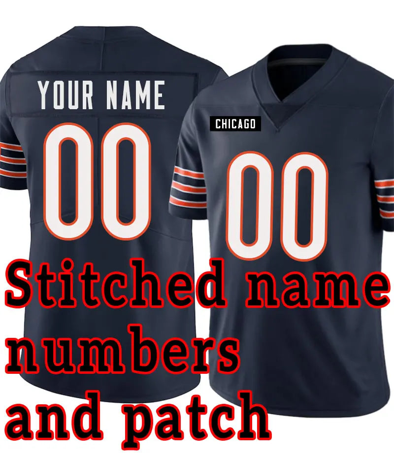 Customized Name NFL Football Jerseys: Seattle, Detroit, Buffalo, Dallas,Houston, Kansas City, Pittsburgh, Philadelphia, New York, Chicago