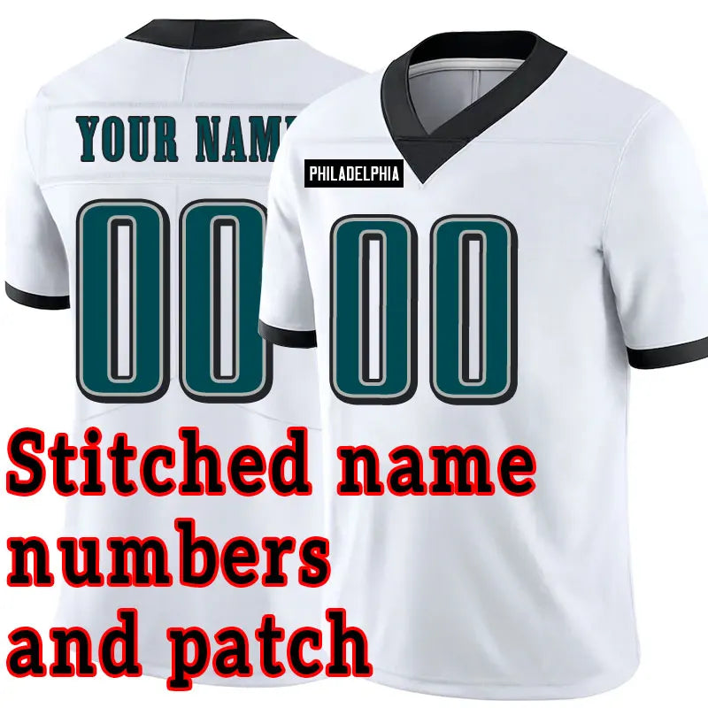 Customized Name NFL Football Jerseys: Seattle, Detroit, Buffalo, Dallas,Houston, Kansas City, Pittsburgh, Philadelphia, New York, Chicago
