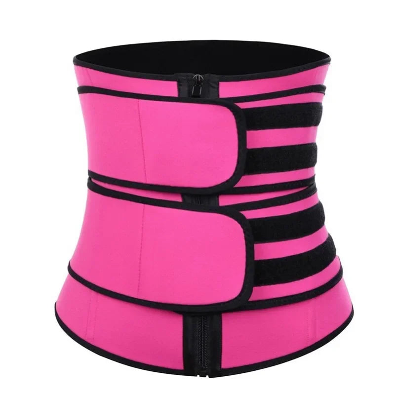 Women's Triple Cross Strap Corset Waist Trainer Belt