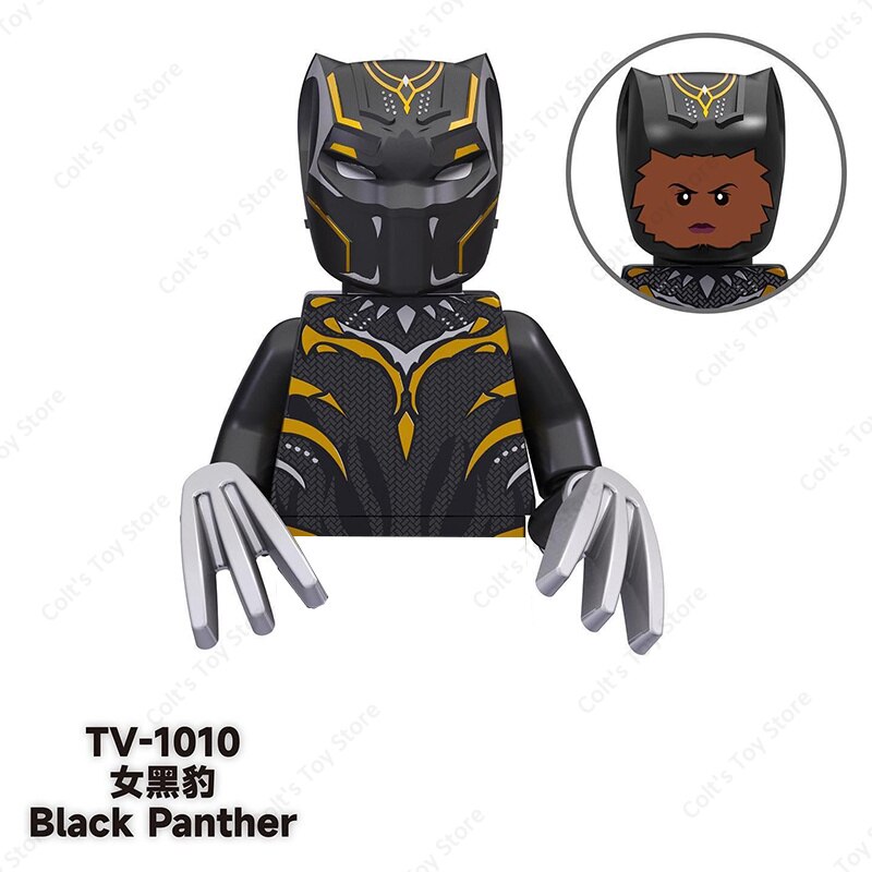 Marvel Superheroes Black Panther 2 Wakanda Forever Mini Action Figures Building Blocks