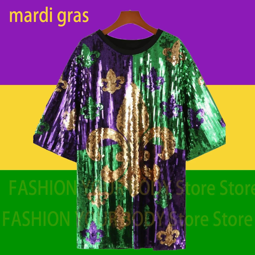 Mardi Gras Vintage Ladies Attire: Shirts, Bombers & Jean Jackets