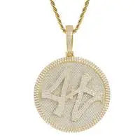 "TRAP" Ice-Out Hip-Hop Pendant Chain Necklace