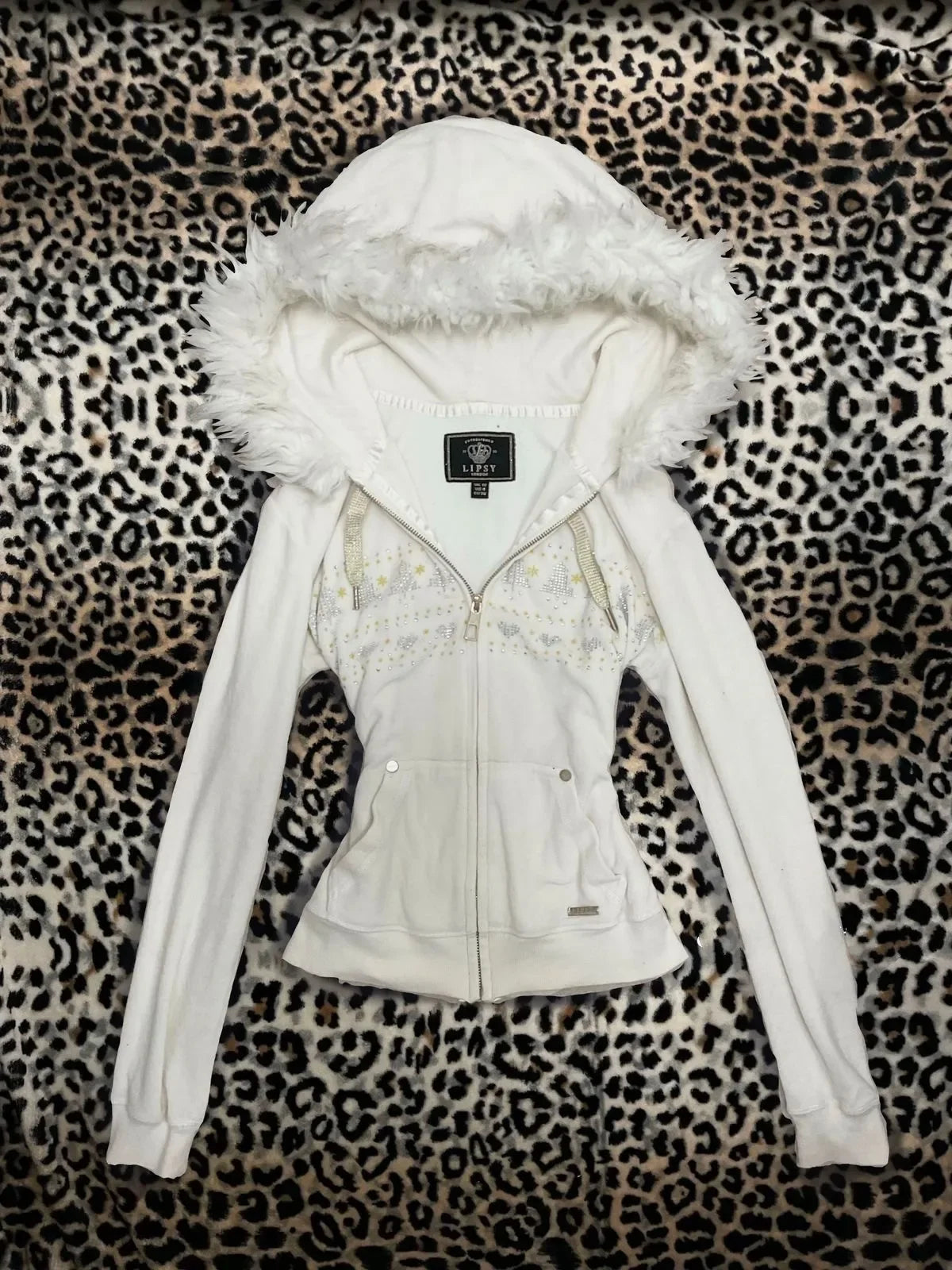 Racing Contrast Embroidered Loose Jacket + Wide Leg Sweatpants Women's Tracksuit