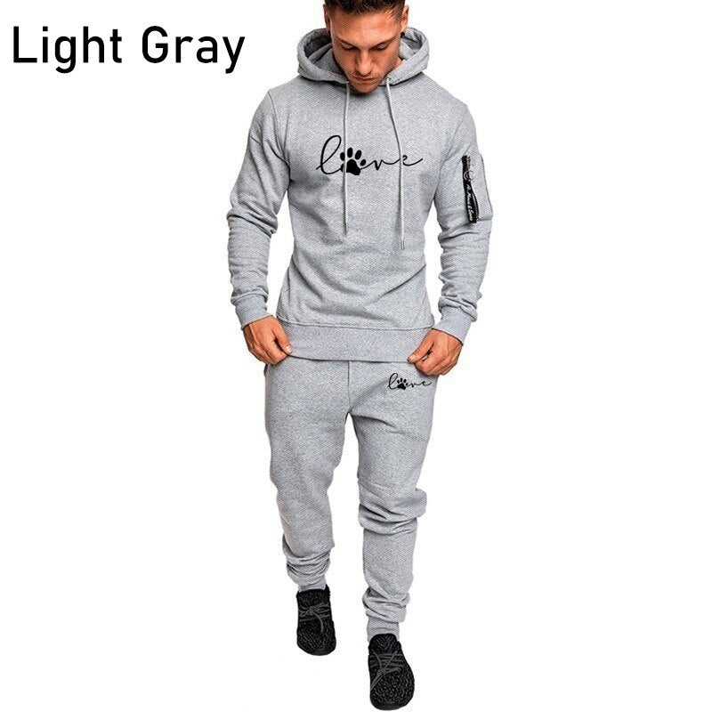 Men's "King" Camouflage Hooded Sweatsuit