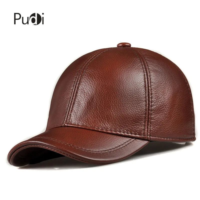 Unisex Genuine Leather  Baseball Cap/Hat