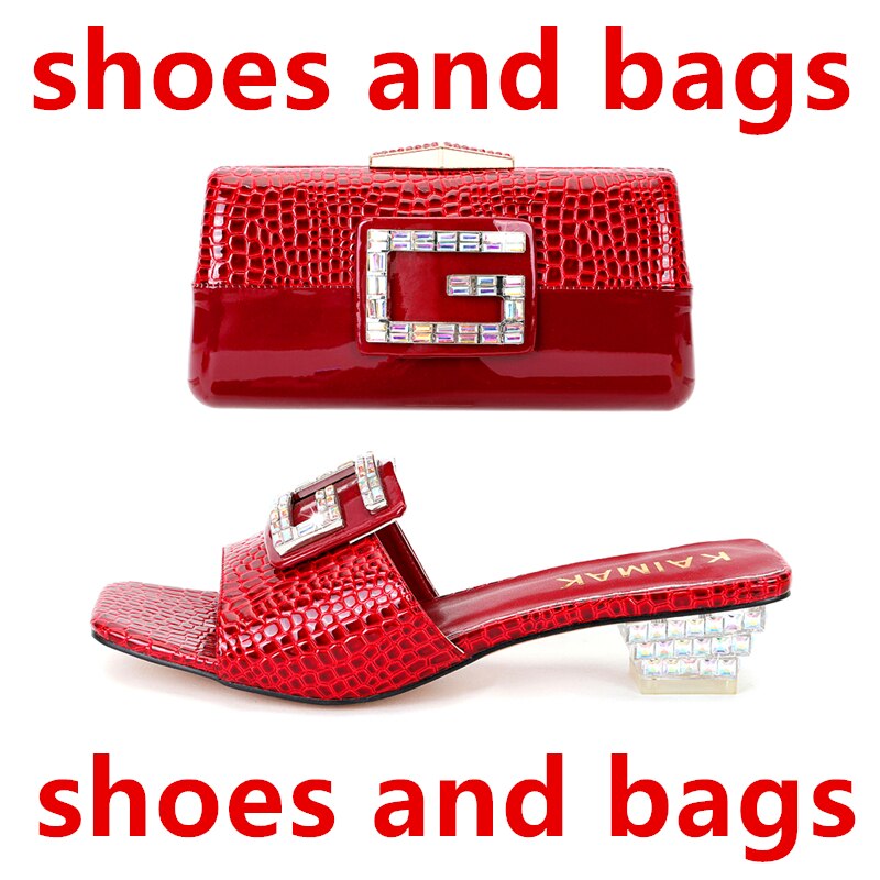 Designer Ladies Buckle Sandals + Clutch Purse Set