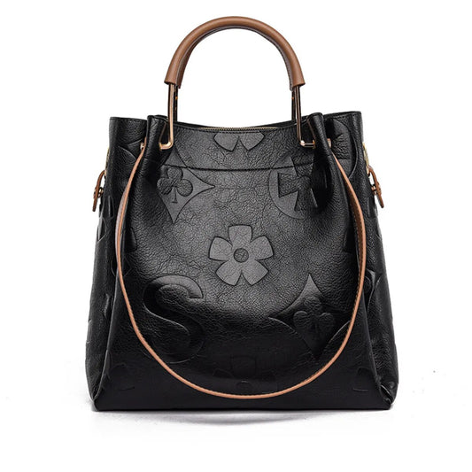 Monogram Flower Printed Replica Ladies Leather Designer Tote Bag/Purse