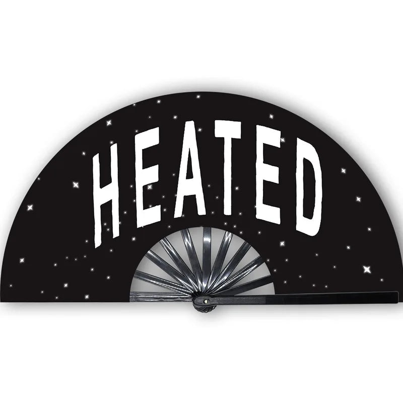 Western Rodeo Wooden Bamboo Hand Fan