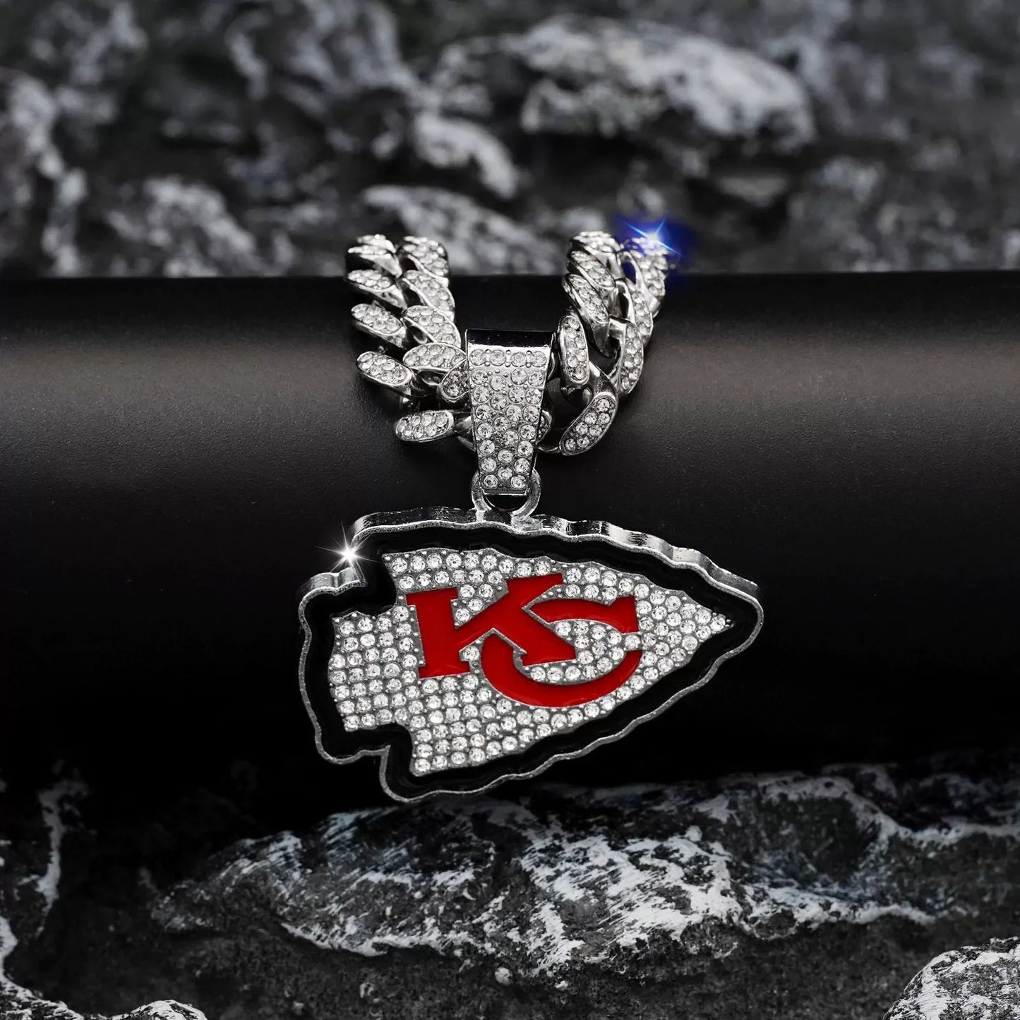 Kansas City Chiefs Pendant Full Diamond Hip-Hop Chain