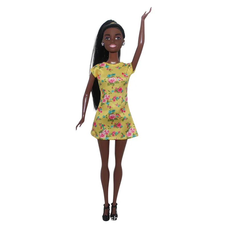 Black African American Girl 30cm Baby Doll