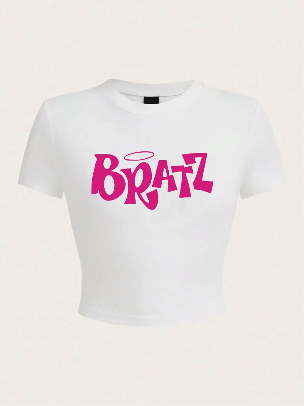 "Bratz" O-Neck Women's Short Sleeve Crop T-Shirt