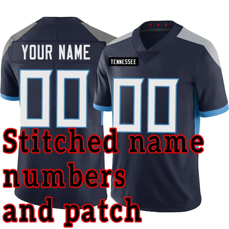 Customized Name NFL Football Jerseys: Seattle, Detroit, Buffalo, Dallas,Houston, Kansas City, Pittsburgh, Philadelphia, New York, Chicago