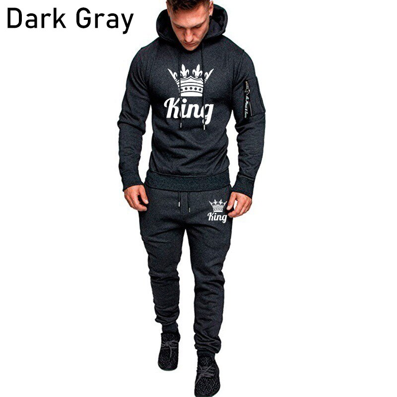 Men's "King" Camouflage Hooded Sweatsuit