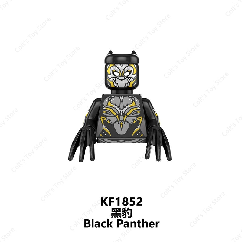 Marvel Superheroes Black Panther 2 Wakanda Forever Mini Action Figures Building Blocks