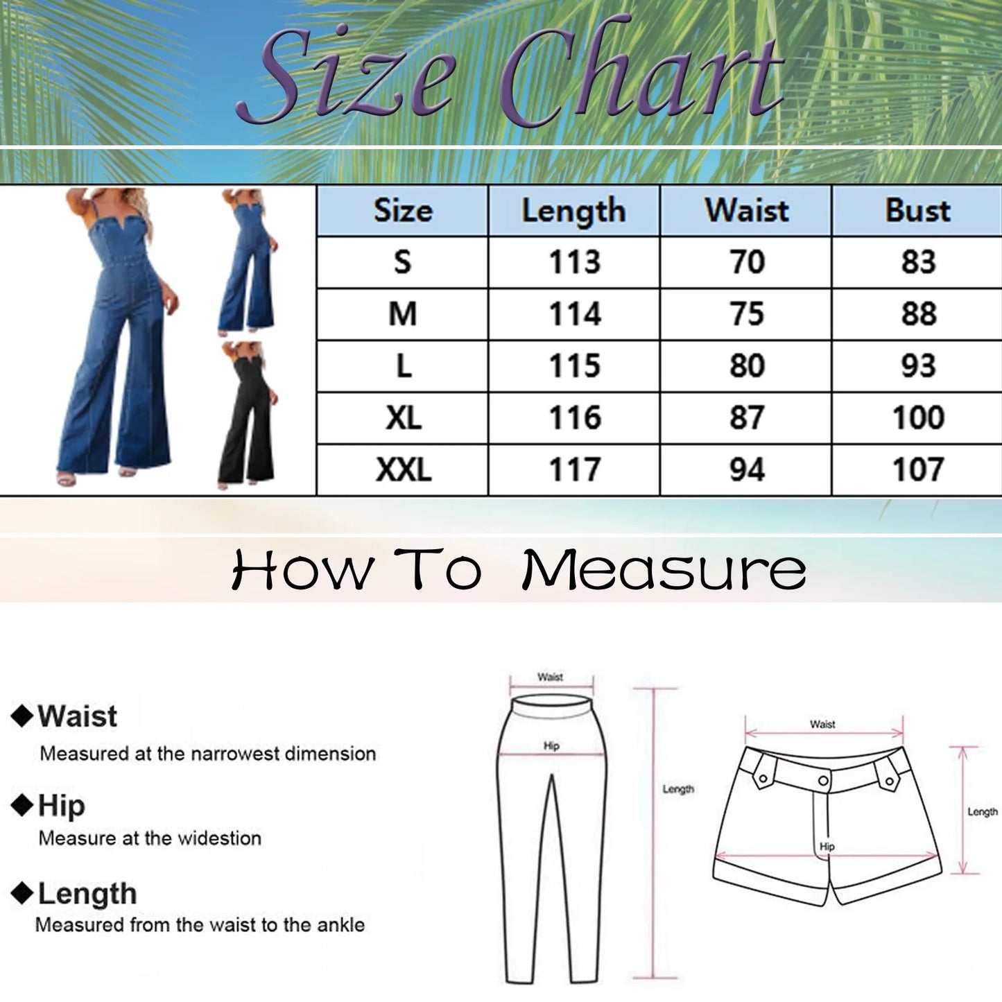 Streetwear Denim Black/Blue Spaghetti Strap Flared Jean Backless Zipper Up Skinny Overall Jumpsuit