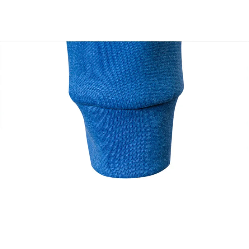 Men's Polka Dot Print Fleece Zipper Hoodie Sweatshirt + Solid Color Jogger Sweatpants Tracksuit