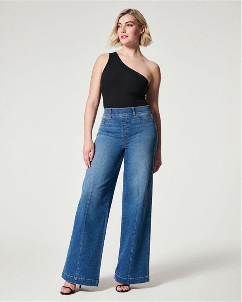 Ripped High Waist  Hollow-Out Denim Jeans