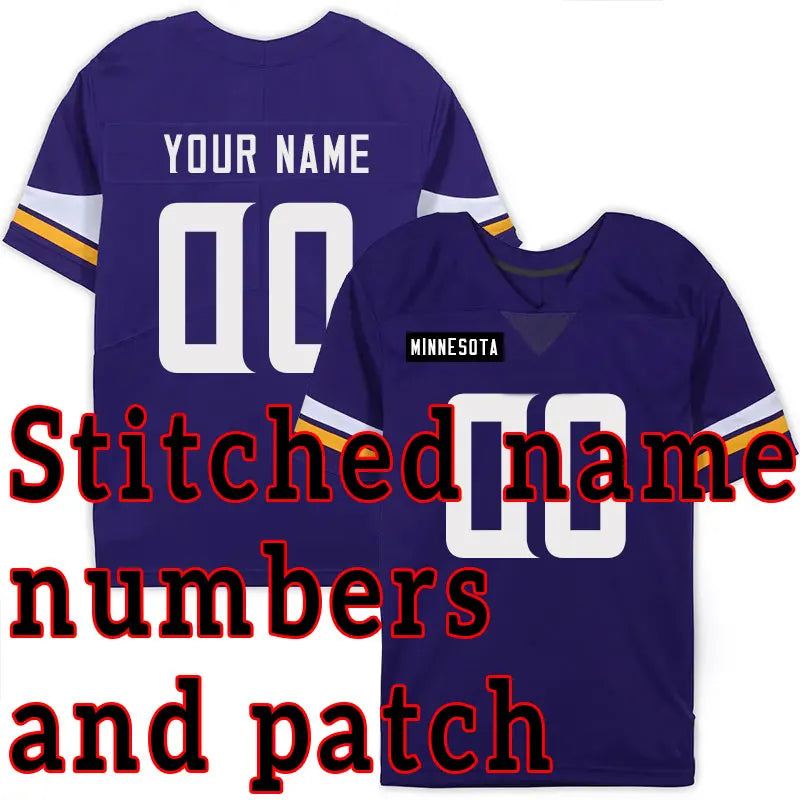 Customized Name NFL Football Jerseys: Seattle, Detroit, Buffalo, Dallas,Houston, Kansas City, Pittsburgh, Philadelphia, New York, Chicago