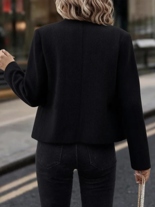 European and American popular style, unique women's coat, beautiful temperament, Korean style early autumn and winter wear, shor