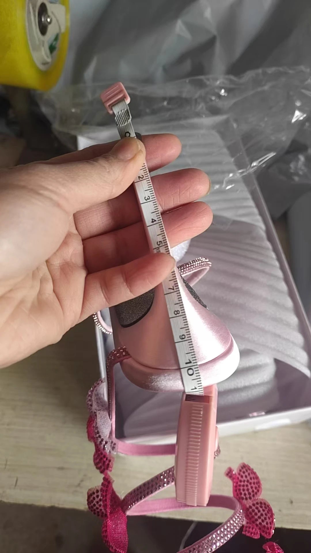 Crystal Flower Narrow Band Ankle Strap Thin Stiletto Heel Formal Sandal Pumps