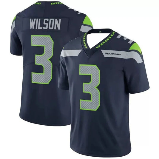 Unisex#3 Russell Wilson/DK Metcalf Seattle Seahawks Football Jersey