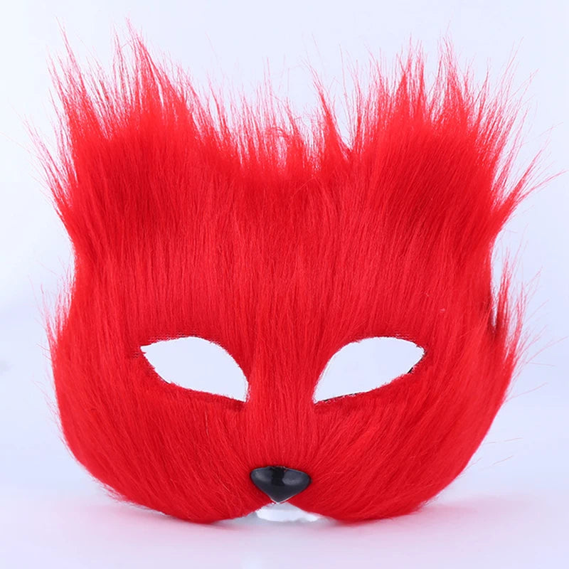 Furry Fox Cosplay Masquerade Mask