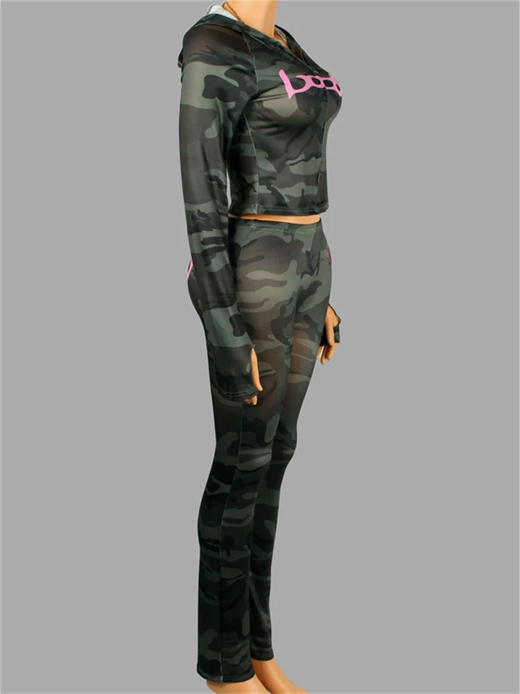 "Body" Streetwear Hip-Hop Zipper Fitness Jacket + Skinny Leggings Women's Tracksuit