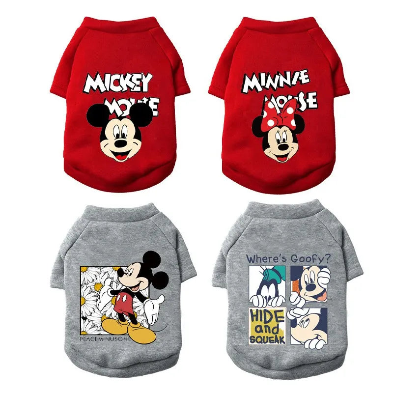 Disney Characters Print Dog Hoodie Onesies