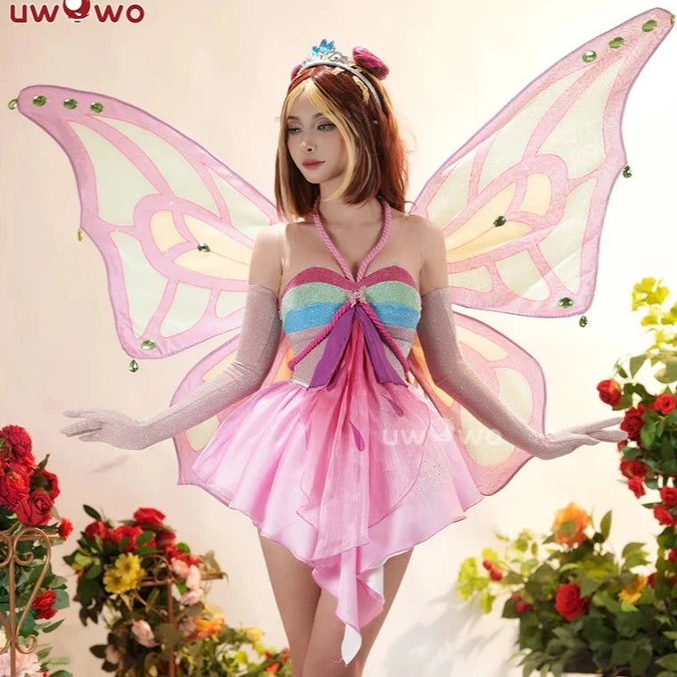 Cosplay Big Butterfly Fairy Girl Wings Costume