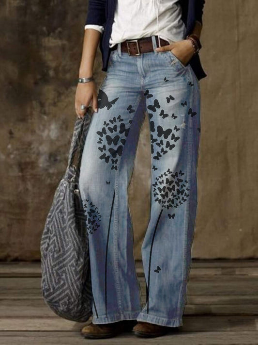 Monogram Designer Replica Women's Vintage Denim Jeans