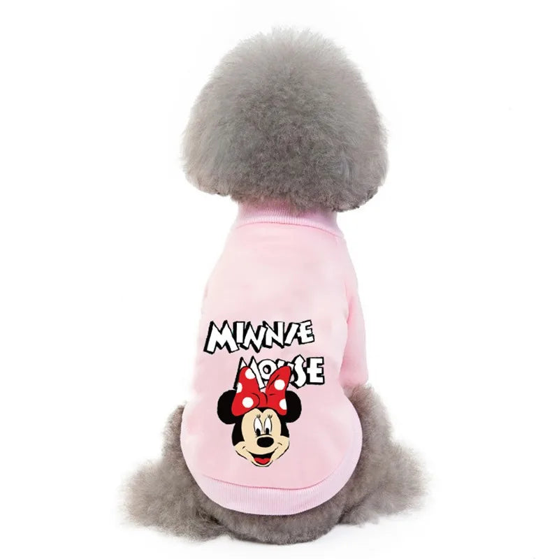 Disney Characters Print Dog Hoodie Onesies