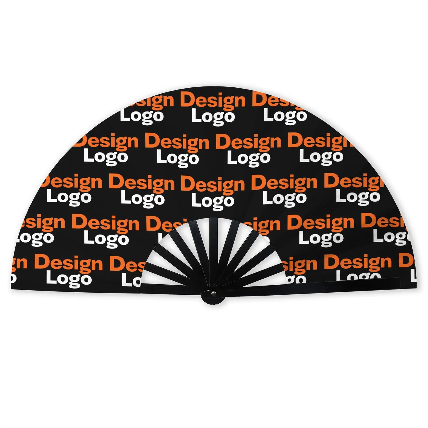 Customized Personalized Design Text Foldable Rodeo Fan