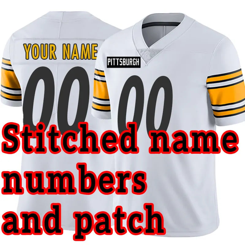 Customized Name NFL Football Jerseys: Seattle, Detroit, Buffalo, Dallas,Houston, Kansas City, Pittsburgh, Philadelphia, New York, Chicago