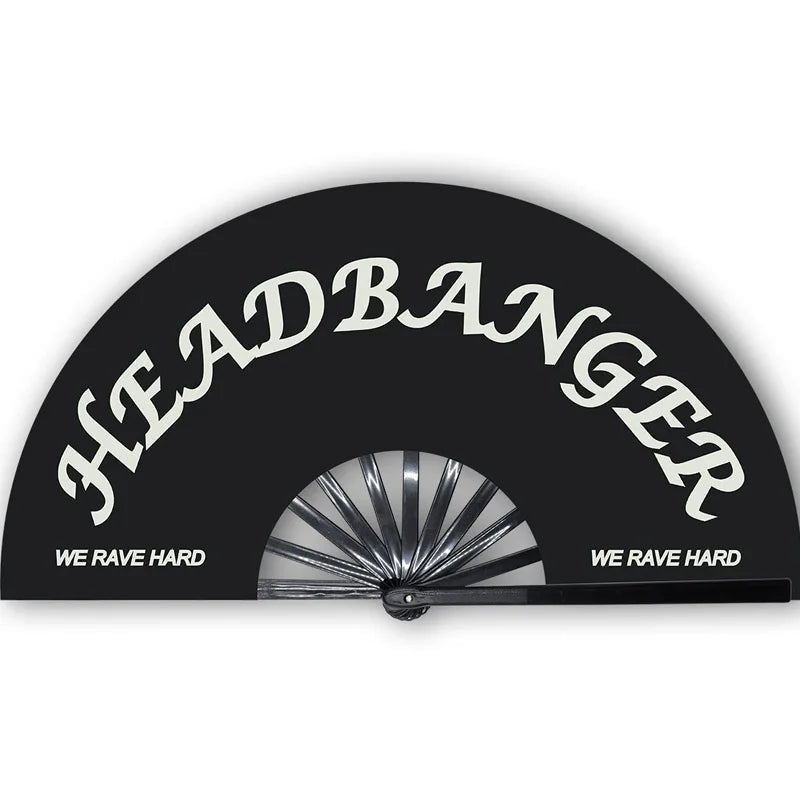 Western Rodeo Wooden Bamboo Hand Fan