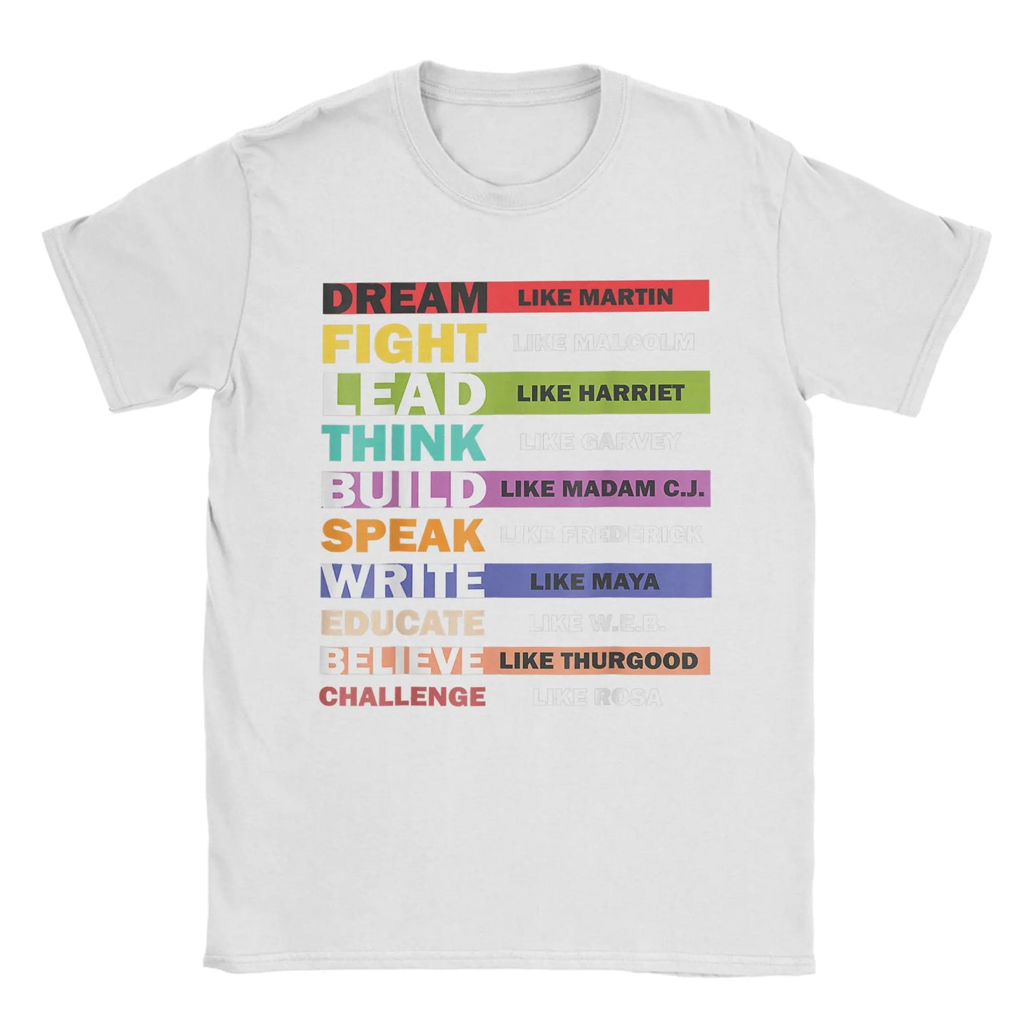 Men's Black Lives Matters Leaders Black History Month Cotton T-Shirt