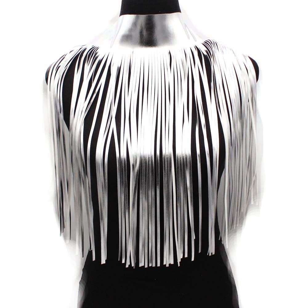 Tassel Fringe Design Leather Body Necklace