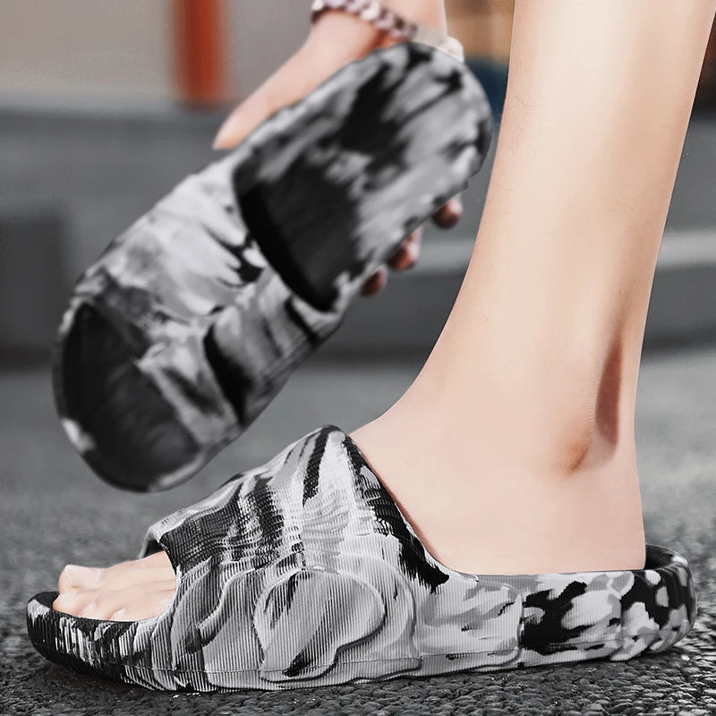 Men's Camouflage Tie-Dye EVA Slipper Flip Flop Slides