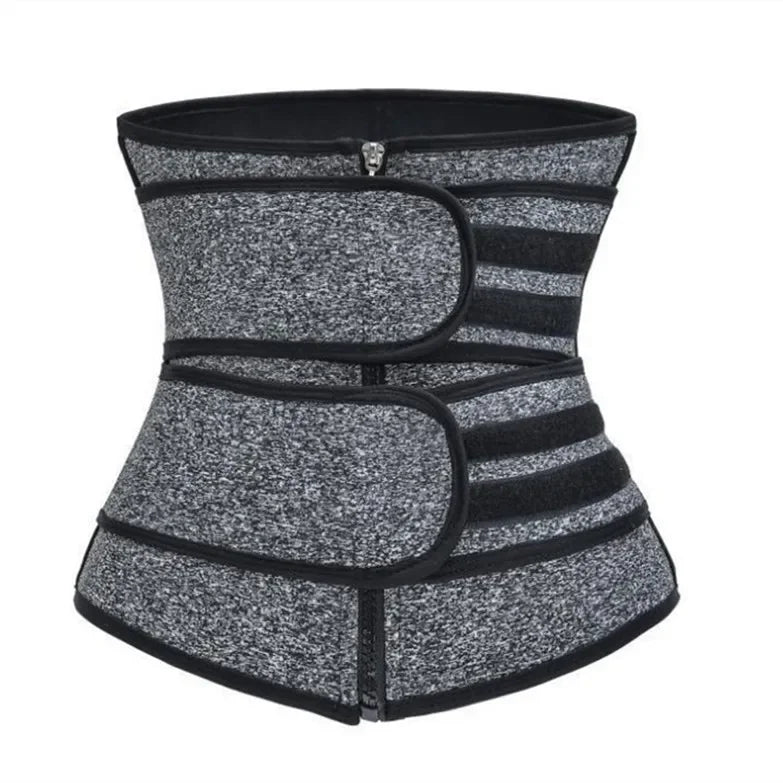 Women's Triple Cross Strap Corset Waist Trainer Belt