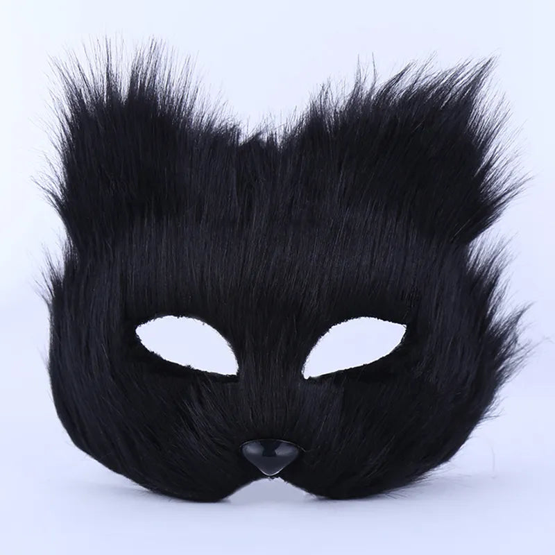 Furry Fox Cosplay Masquerade Mask